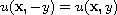 $u(\mathbf{x},-y)=u(\mathbf{x},y)$