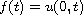 $f(t)=u(0,t)$